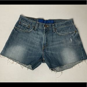 Upcycled Levi’s 527 Low Cutoff Shorts Jean 31.5